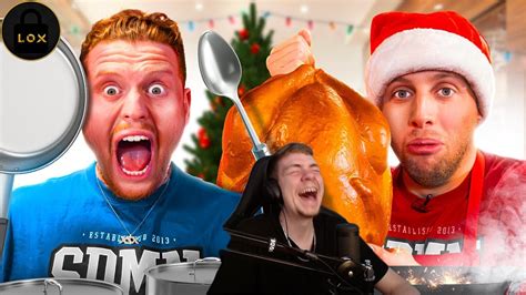 bebahan leaked|Bebahan reacts to SIDEMEN EXTREME CHRISTMAS COOK。